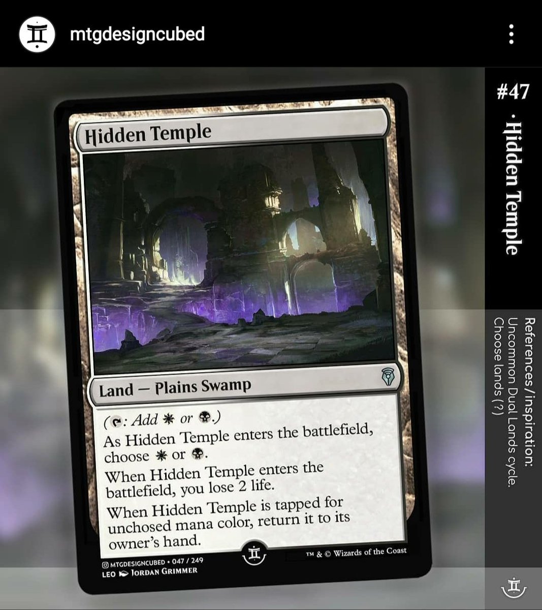 MtgDesign tweet picture