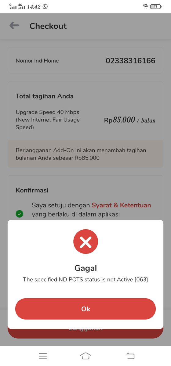 tataumi79's tweet photo. @IndiHome saya mau upgrade dari 20 ke 40 dari app myindihome ko sulit banget https://t.co/2iPiv150M2
