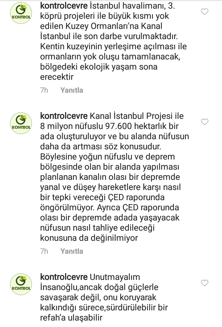 KontrolCevre's tweet photo. #Kanalİstanbul Riskleri ve Muhtemel Sonuçları https://t.co/cytzEqrJCT