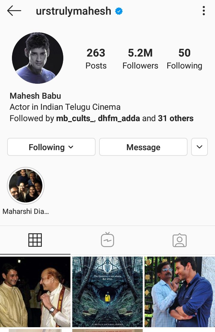 Ajaeyy__'s tweet photo. Dps changed in all social media platforms 🤷‍♂❤🔥
#SarkaruVaariPaata 
#MaheshBabu 
@urstrulyMahesh https://t.co/I2LRbd9IxK
