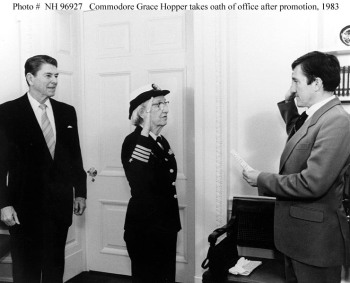 Interesting Fact2: Throughout her career Dr. Hopper remained a Navy reservist. She retired from the Navy twice, once in 1966 and again in 1971, but was called back to active duty both times. She retired with the rank of rear admiral, one of the Navy's few female admirals. 11/