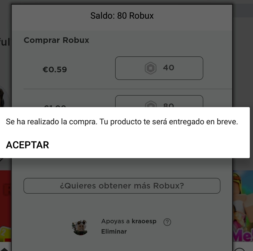 M Jose Saura On Twitter Por Todas Tus Compras De Robux El Codigo De Kraoesp - comprar 40 robux