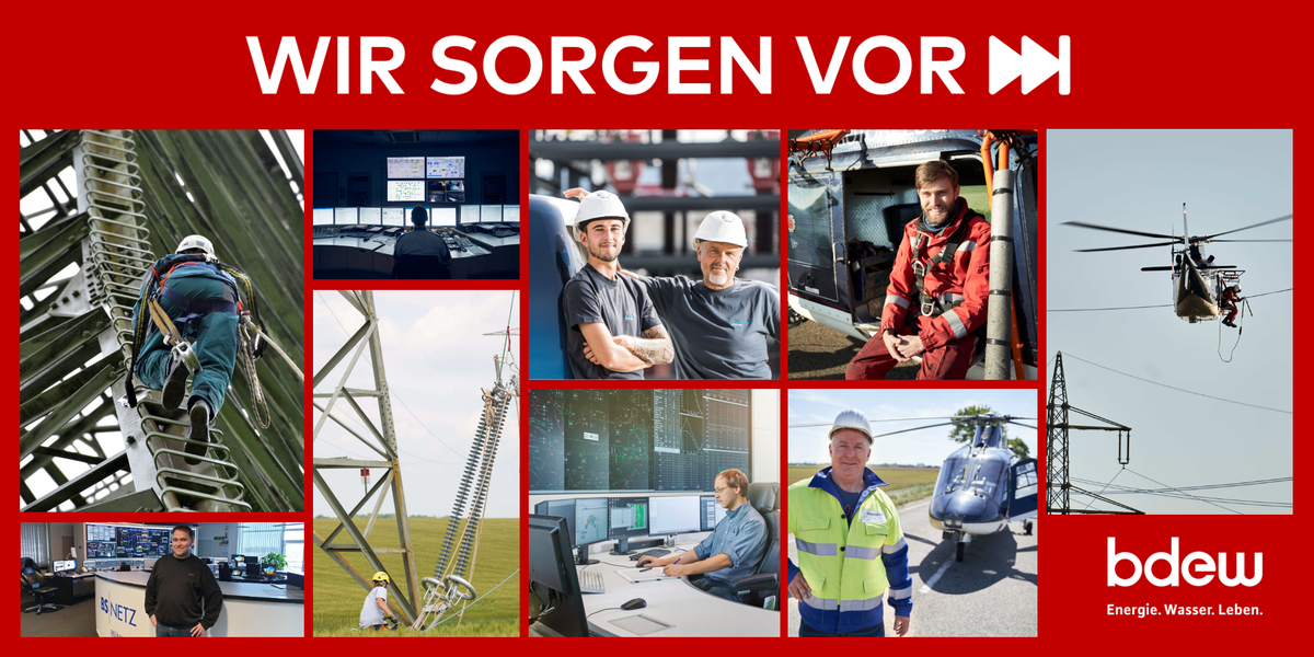 bdew_ev's tweet image. 1,84 Millionen km #Stromleitung|en vernetzen Deutschland. 4 Übertragungs- und 903 Verteilnetzbetreiber setzen sich für Betrieb, Wartung, Modernisierung und Ausbau der Netze ein, damit die #Energie den Weg zu Ihnen findet. 

#WirSorgenVor