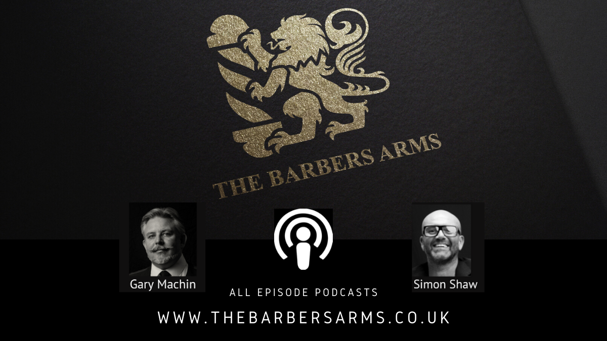 Join Gary Machin, Simon Shaw &amp; Special Guests for a drink at the Barbers Arms every Friday 8PM UK time.

Check out all event podcasts thebarbersarms.co.uk

#thebarbersarms #BritishBarbers <a href="/ErrolDouglas1/">Errol Douglas MBE @erroldouglashair</a> <a href="/VanMichaelSalon/">Van Michael</a> <a href="/JH_JawedHabib/">Jawed Habib</a> @TheLionsBarbers <a href="/mrsamwall/">Sam Wall</a> <a href="/HiddenHStudio/">Hidden Heights</a>