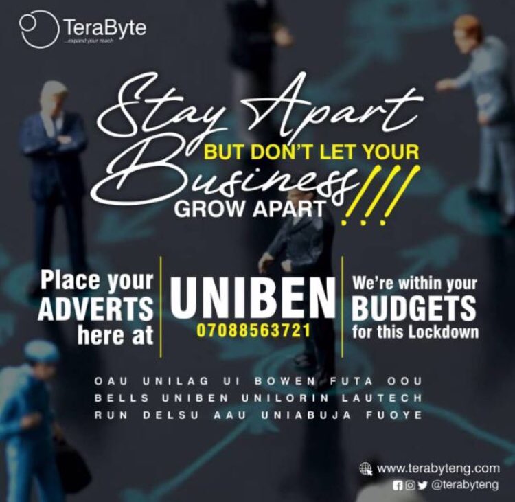 TerabyteUniben's tweet photo. Good morning to everyone,brand and services out there.
Always remember that the TERABRAND can help your products and services to a wider audience and market. https://t.co/AQzKGdODsU