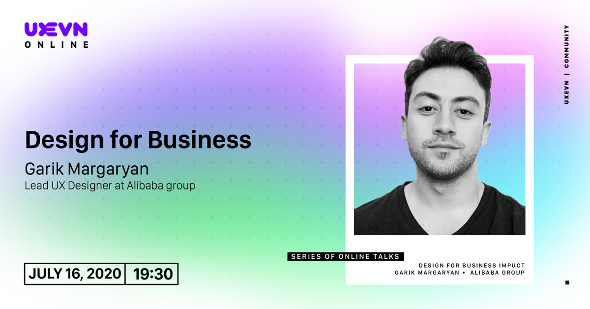 uxevn's tweet photo. We are running the 4th UXEVN Online 🚀 🤩

📌 This time, we will be discussing the importance of Design in Business with Garik Margaryan!

🗓️ July 16, at 19:30 (GMT +4)
Calendar link: https://t.co/9t2bDQUms3
Zoom https://t.co/vVQhKL2PtE 
Live streaming: https://t.co/otEwVyN408 https://t.co/sa6ZVUWe2M