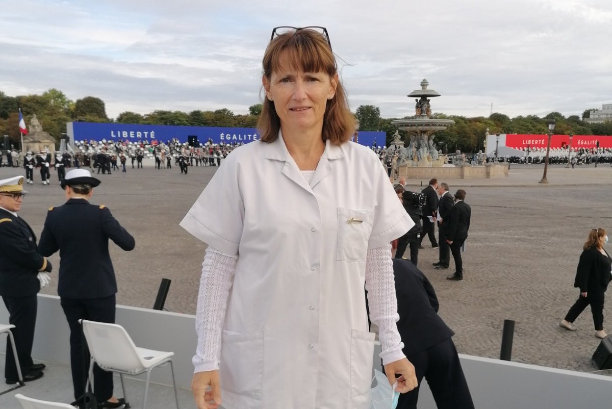 fspfsyndicat's tweet photo. Les #pharmaciens sont présents au défilé du #14juillet comme ils ont été présents aux côtés de la population pendant l’épidémie de #COVID19. @ValGarnier30 @UrpsPharm https://t.co/ORDITd2Ilq
