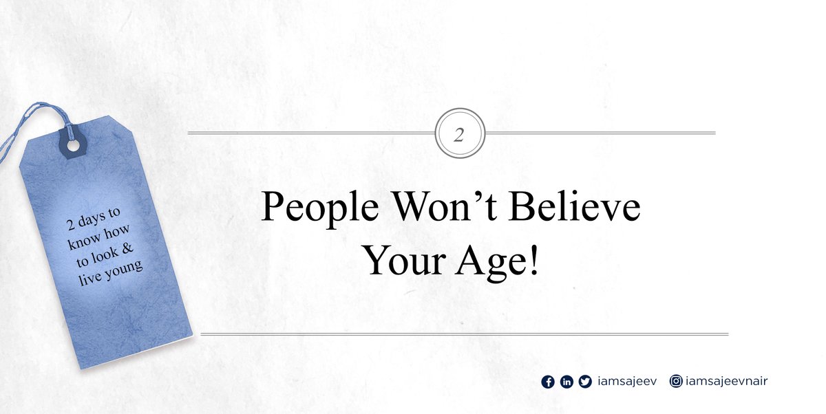 iamsajeev's tweet photo. When you were young, #success depended on your knowledge and expertise. But when you pass on to middle-age, success will depend more on how #youthful you can remain, and for how long. Finally, a book on #biohacking to stay young &amp; successful.

#Biohack #HackYourBody #Antiaging https://t.co/SW3z2kiFG3