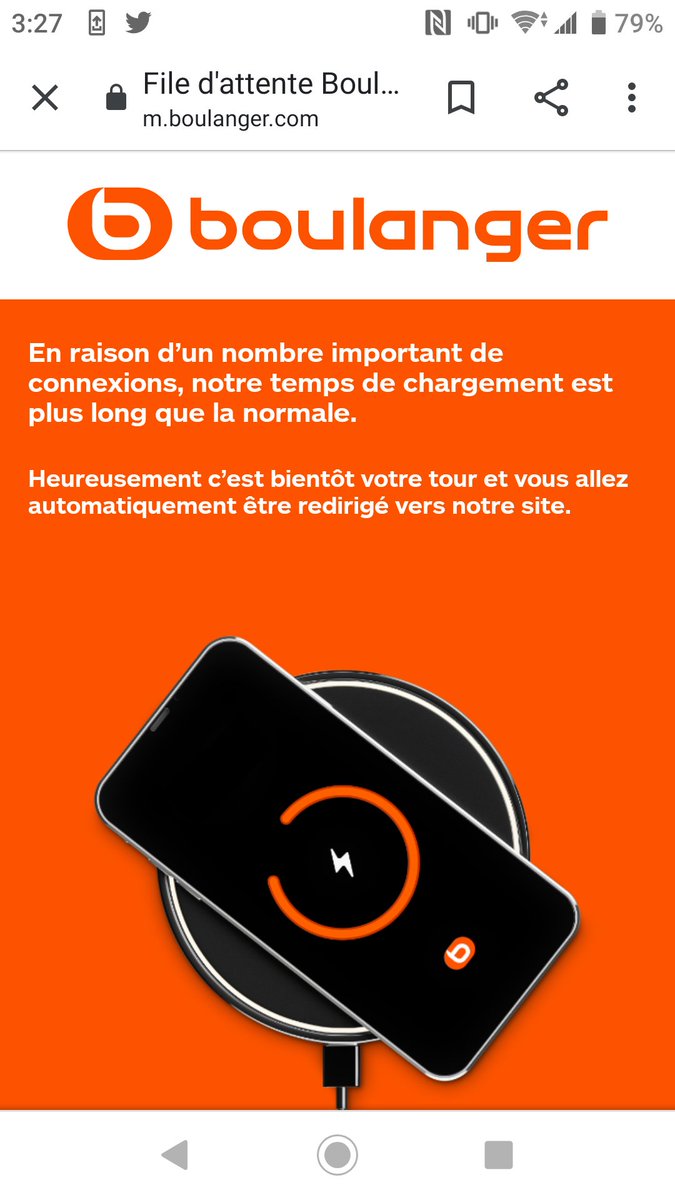 Hé <a href="/boulanger/">Boulanger</a> serez-vous prêts pour les soldes ? Le site est KO et non je suis pas redirigé. Pas envie de faire du test de charge ? #loadtest #Netvigie