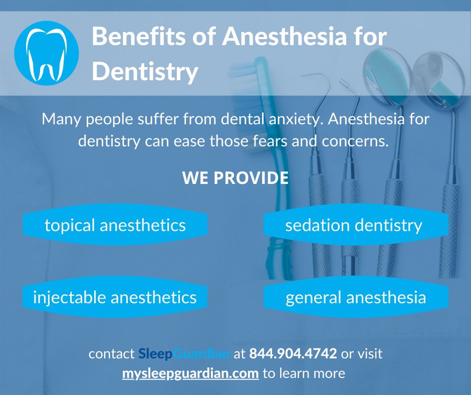 MySleepGuardian's tweet photo. Our office-based anesthesia for dentistry services can make a significant difference in a patient’s treatment, ensuring that their experience is safe and painless! Visit https://t.co/lS2qITMyx5 to learn more. #dentistry #painfree #sleepguardian #anesthesiaconnections #anesthesia https://t.co/8nJOTn7OAz