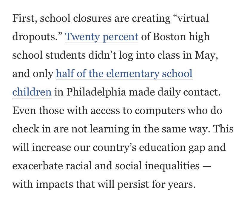 First, I wish the general public cared this much about equity when we aren’t experiencing a pandemic. Urban schools are routinely underfunded. Equity issues caused by poverty and systemic racism are deep-rooted. Teachers have asked for help for years.