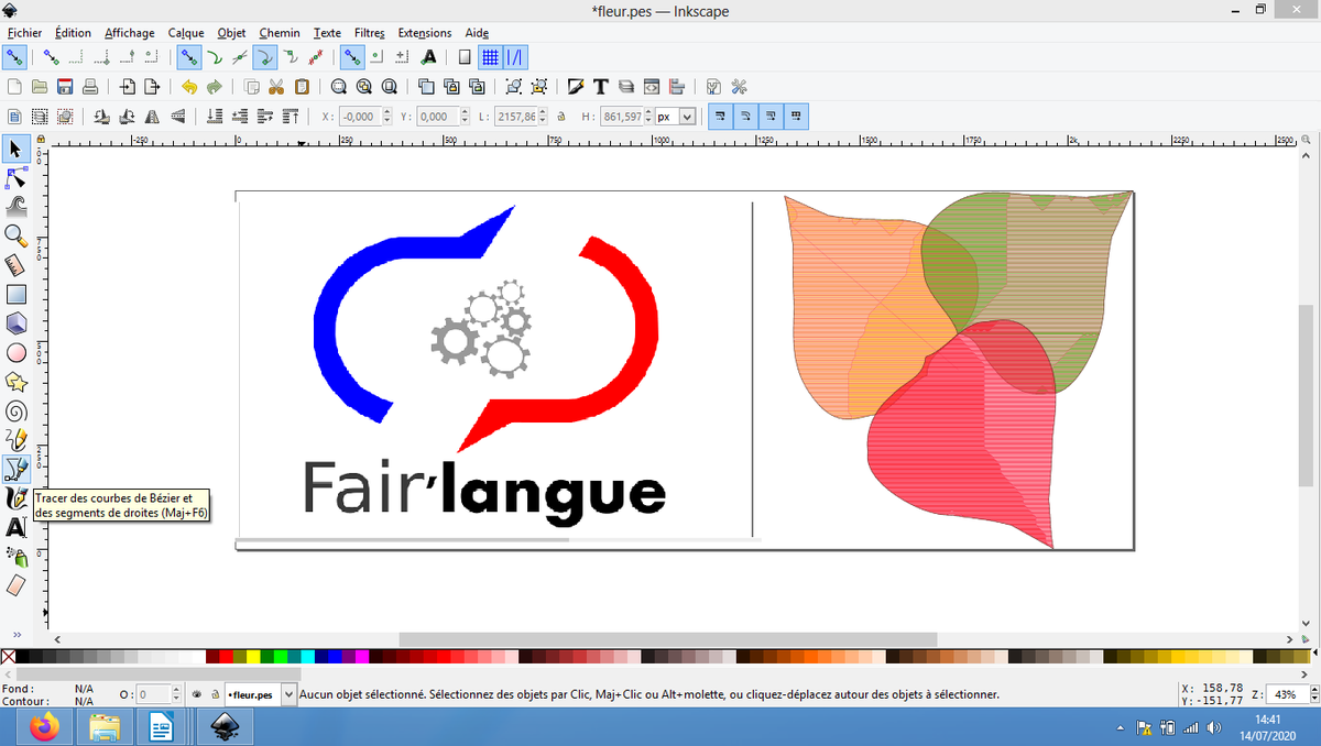 senfablab's tweet photo. #Fairlangue 2020, @senfablab a organisé un atelier sur la #borderie #numérique avec le #logiciel #libre #Inkscape. Les participants ont réussi à créer leurs propres motifs tout en respectant les gestes barrières @Re_FFAO @TiersLieuxEdu @MyHumanKit @Emmabuntus #COVID19sn @kebetu. https://t.co/sbmkB8mmV0