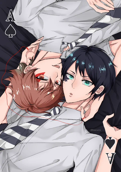 依存エスデュ♥️♠️
#twst_BL 