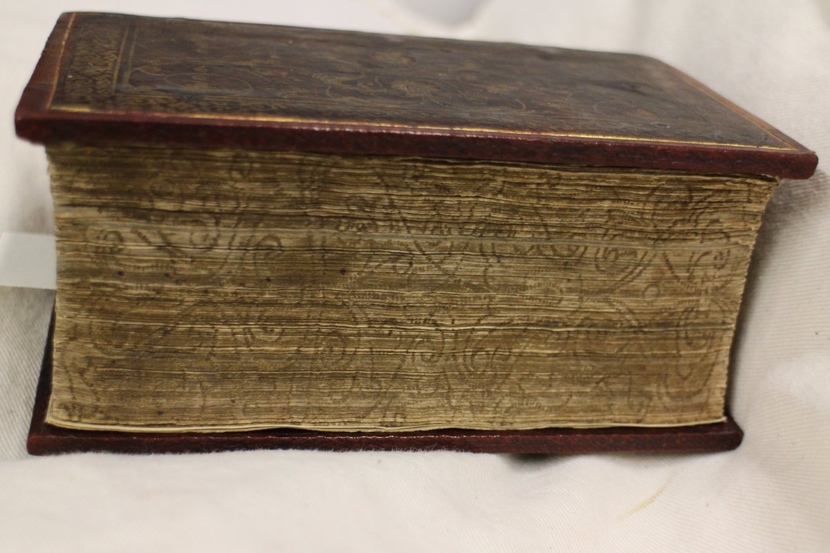 DU_Collections's tweet photo. Leaving this here. Because sometimes we just need to show off a pretty bookbinding🤗 #speccolls #rarebooks #lockdownlibraries https://t.co/tVHdFNAsD3