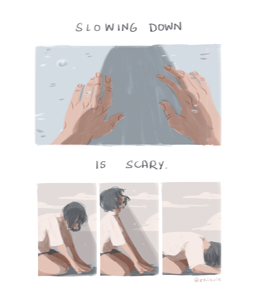 slowing down feels scary (1/2)  #artph  #OriginalContentArtist