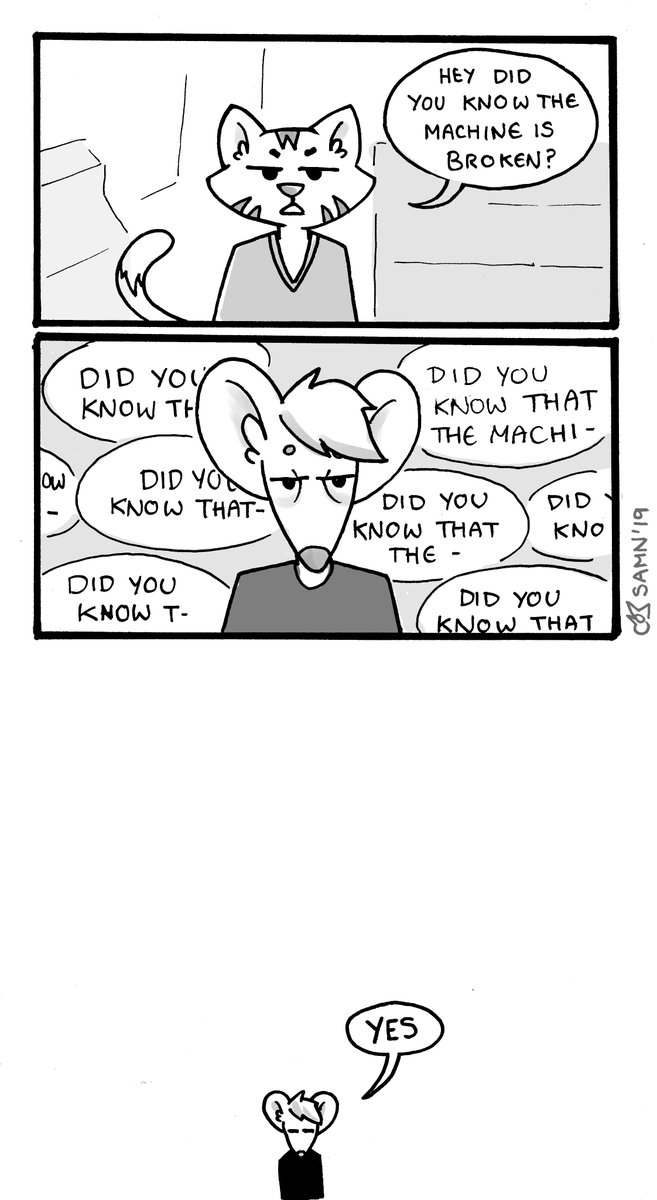 🎨 portfolio: https://t.co/JpI2zVx6NC
📖 webcomic: https://t.co/Nmowlq2ABI
💸 patreon: https://t.co/he7AvP9TdD

i also do autobio gag comics but they're currently not collected anywhere because twitter killed moments Ghost i'll be finding a new site for them soon! 