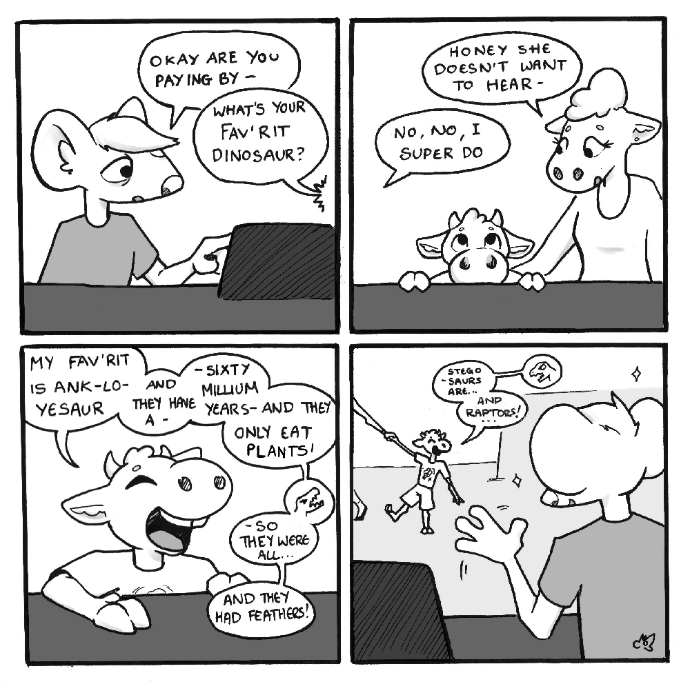 🎨 portfolio: https://t.co/JpI2zVx6NC
📖 webcomic: https://t.co/Nmowlq2ABI
💸 patreon: https://t.co/he7AvP9TdD

i also do autobio gag comics but they're currently not collected anywhere because twitter killed moments Ghost i'll be finding a new site for them soon! 