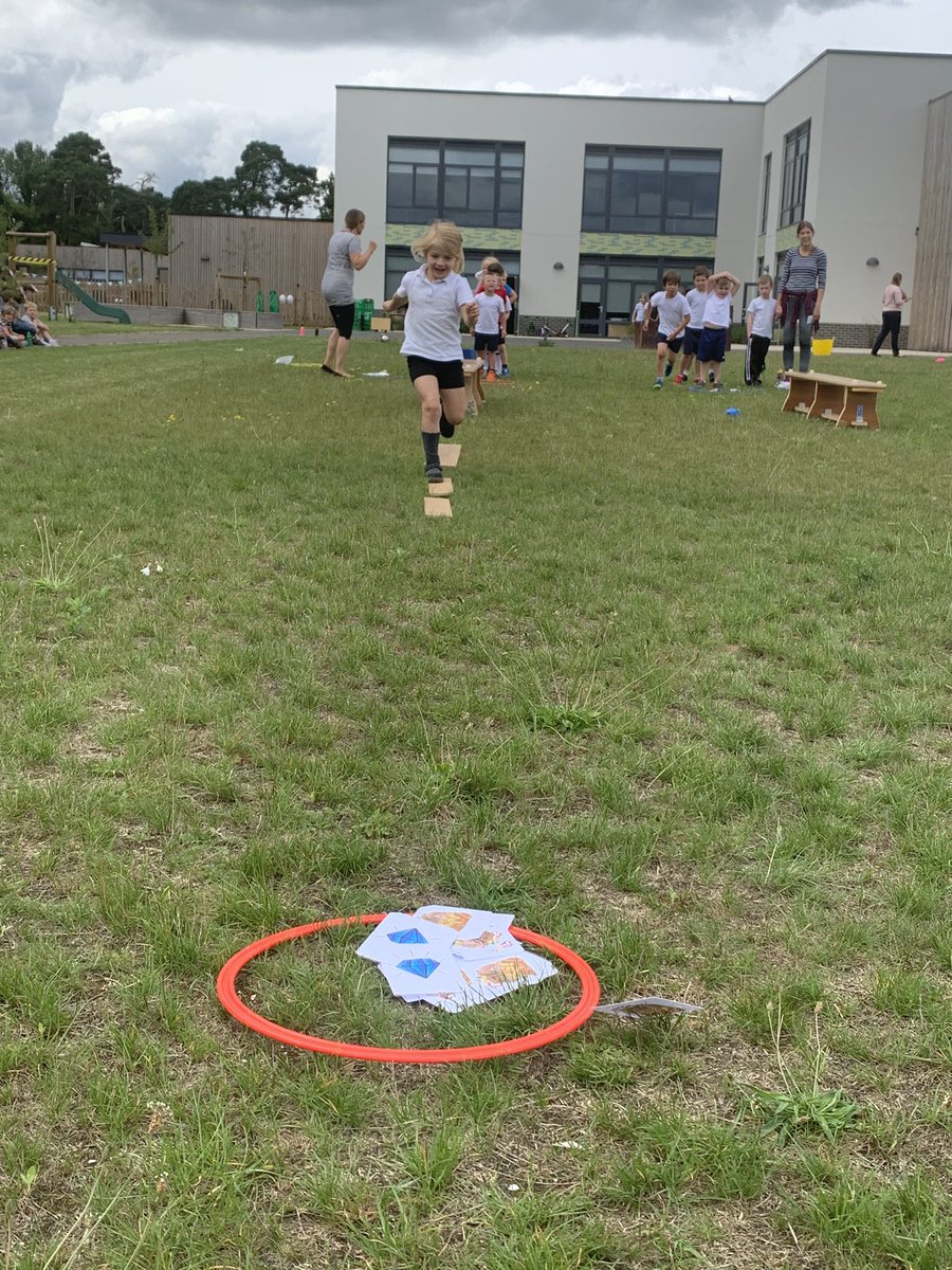 pines_primary's tweet photo. Our pirate themed sports afternoon is underway for our Reception class... with the encouragement provided by our Pine Cones! @AnglianLearning https://t.co/Zur5hecosQ