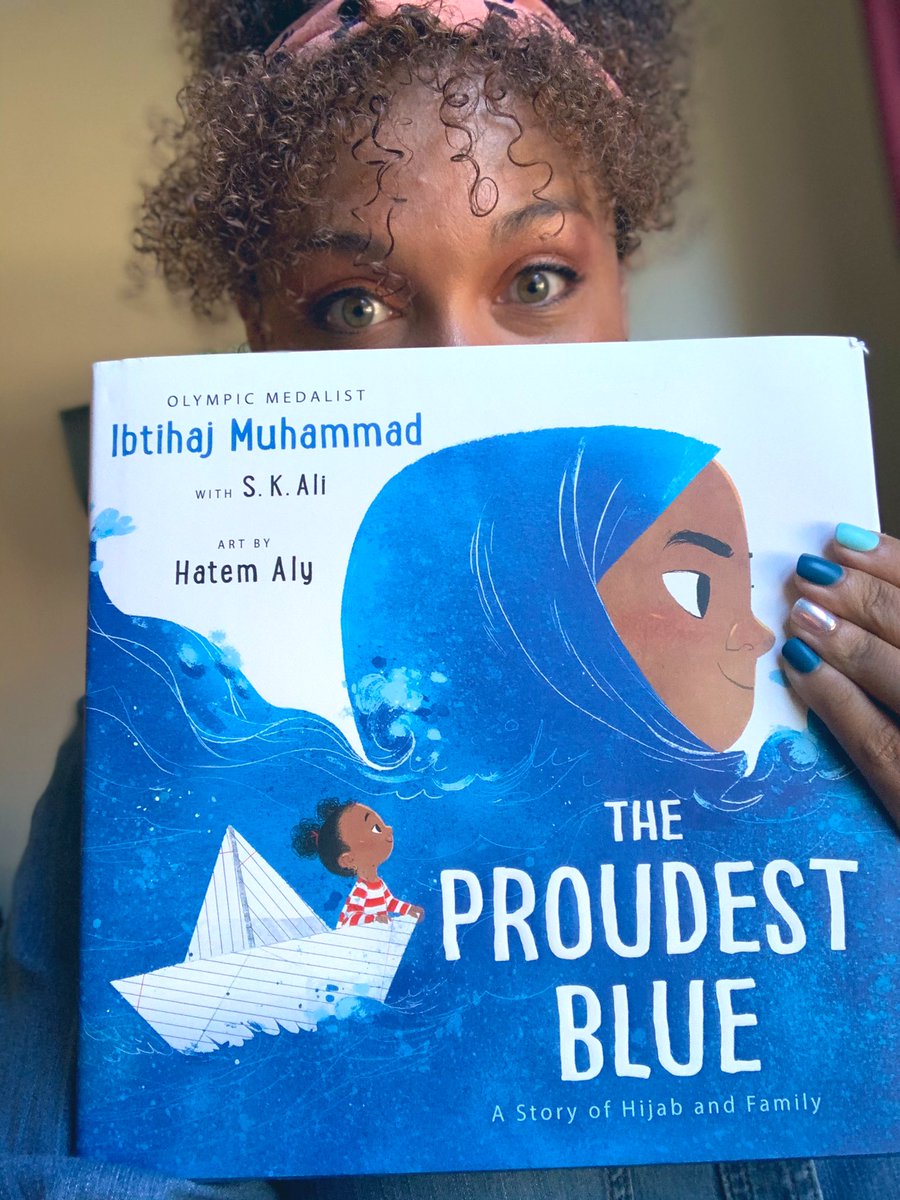 Are you ready to talk about The Proudest Blue? Don’t miss my twitter chat on Wednesday at 7:30 EST where we will celebrate <a href="/IbtihajMuhammad/">Ibtihaj Muhammad</a> beautifully crafted text. #tcrwp @TCRWP