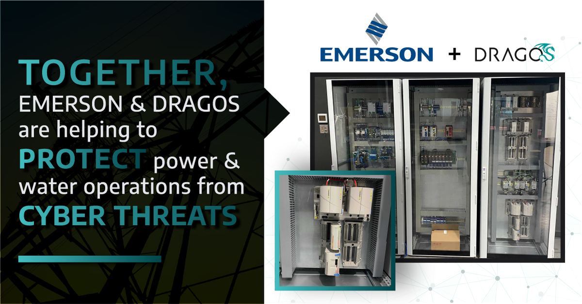 DragosInc's tweet photo. Emerson elevates Dragos' test environment with a new Ovation 3.7 system for developing integrated, industry-leading cybersecurity solutions that help strengthen the security of critical infrastructure assets. @OvationUsers #icscybersecurity #ics https://t.co/ut0yjuwYXW
