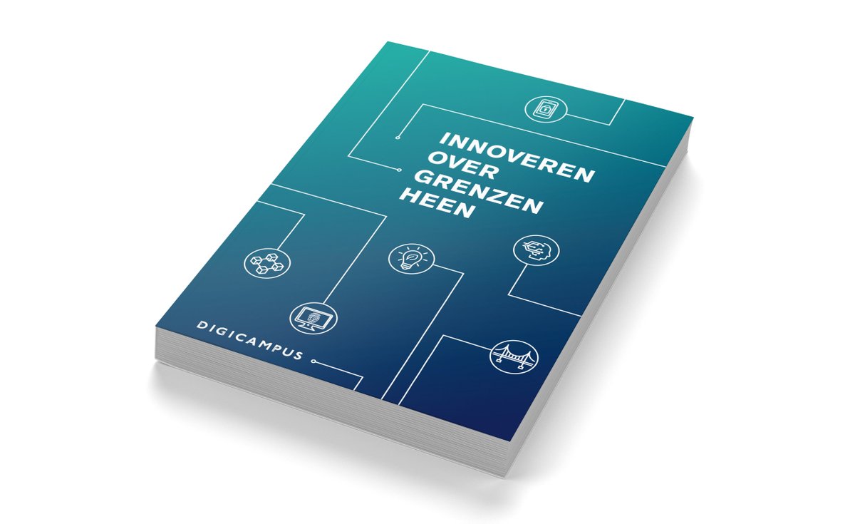 In de publicatie: 'Innoveren over grenzen heen' delen we 12 inspirerende verhalen over collaboratieve innovatie. Een manier van innoveren waarbij je niet alleen maar samen innoveert: digicampus.tech/publicatie-inn… #innovatie #publicatie