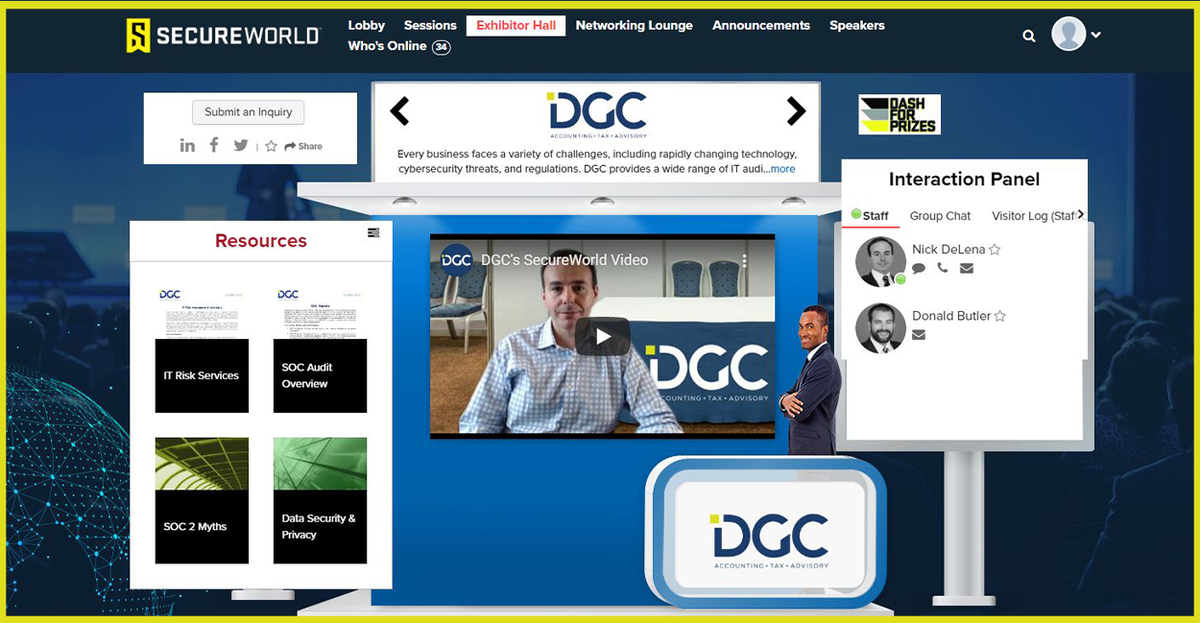 dgc_advisors's tweet photo. We’re looking forward to @SecureWorld's Boston Virtual Conference on Wednesday (7/15). Our @ndelena will appear on the Threat Landscape in Flux: Emerging Threats panel at 1:15 pm and DGC is a proud sponsor of this event. Be sure to stop by our virtual booth! #SecureWorldVirtual https://t.co/JmvIGdh6uk