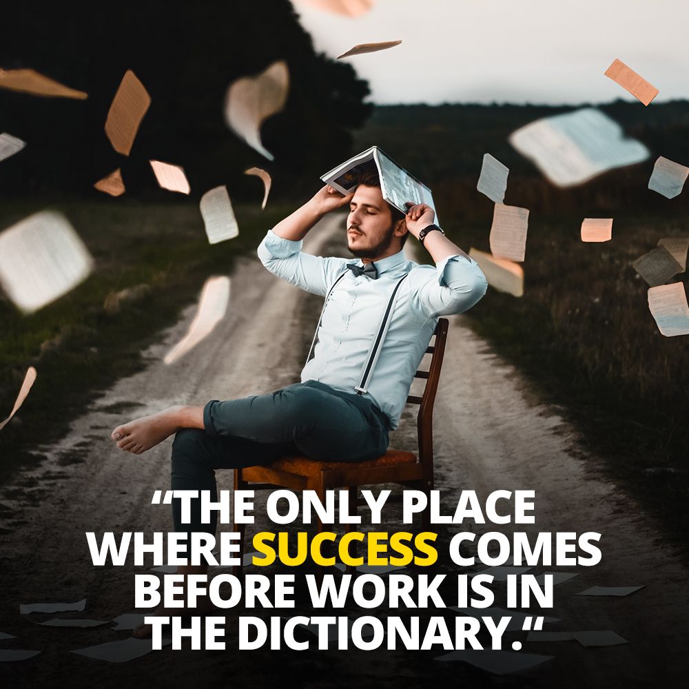 Xyala's tweet photo. The only place where success comes before work is in the dictionary. ~ Vidal Sassoon
#quotes #motivation #justdoit #business
Pic by Dmitry Ratushny https://t.co/62iYFKVWrn