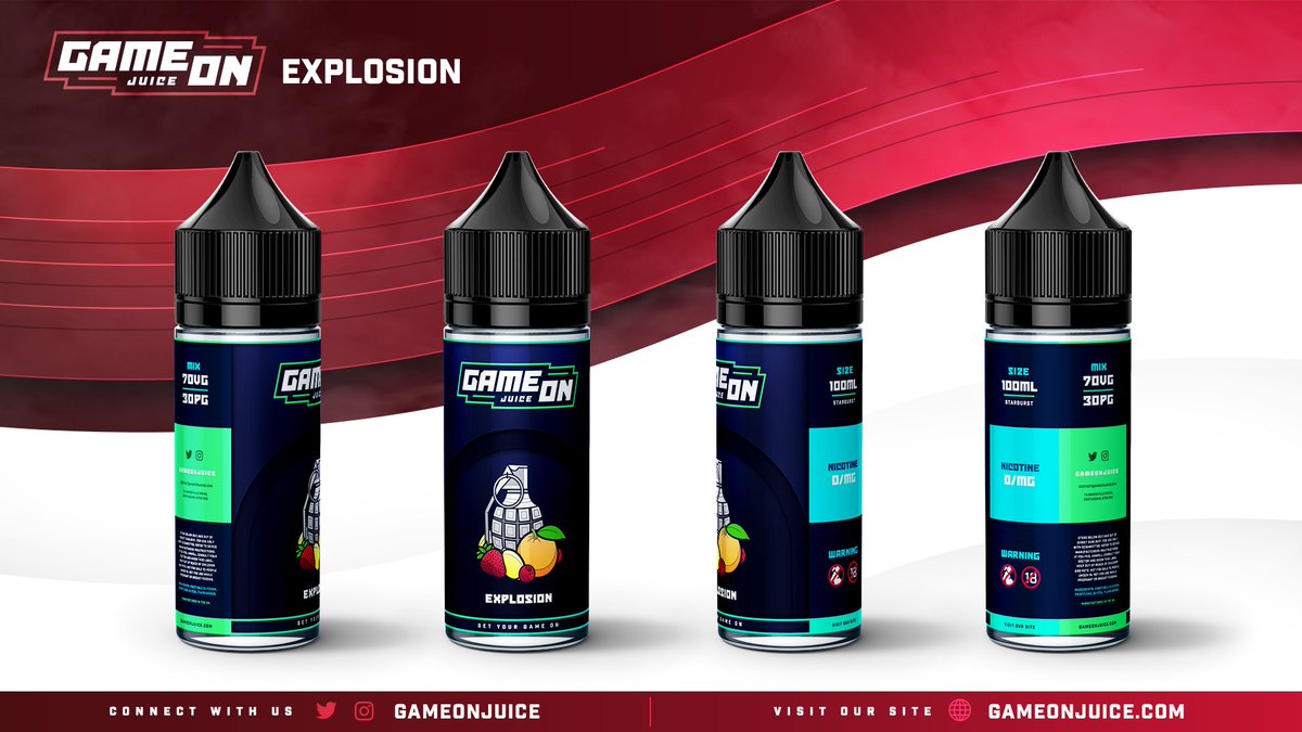 GAMEONJUICE's tweet photo. With an explosion of mixed fruit hitting your tongue, this vape is full of flavour for your enjoyment. 

4/8 https://t.co/KA3WBDgkc4