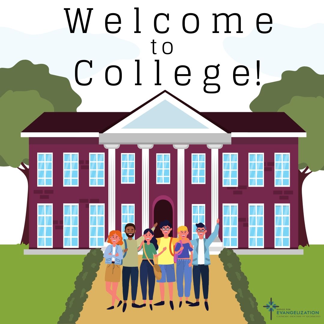 EvangelizeRVA's tweet photo. Rising college students! If you'd like to be connected to your college's Catholic Campus Minister please submit your information to https://t.co/MNmLsAF1LQ to be personally connected!
#EvangelizeRVA #CatholicCampusMinistry #CCM https://t.co/Nz4Ea5BAGX