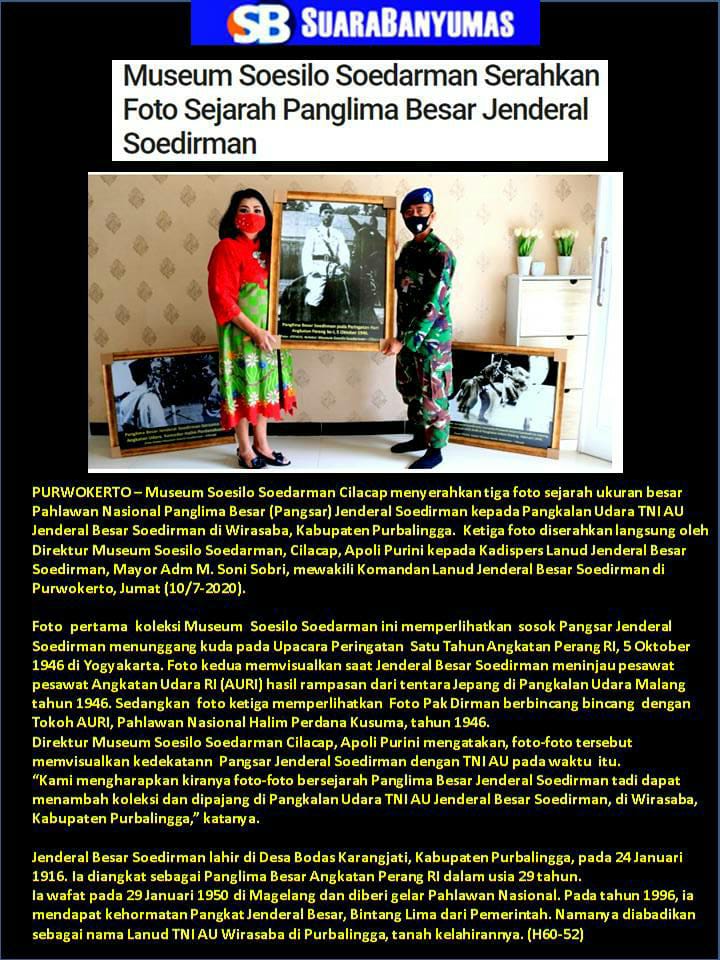 IndroyonoSoe's tweet photo. Museum SS serahkan foto sejarah panglima Besar Jendral Soedirman https://t.co/d0pYfS1drU