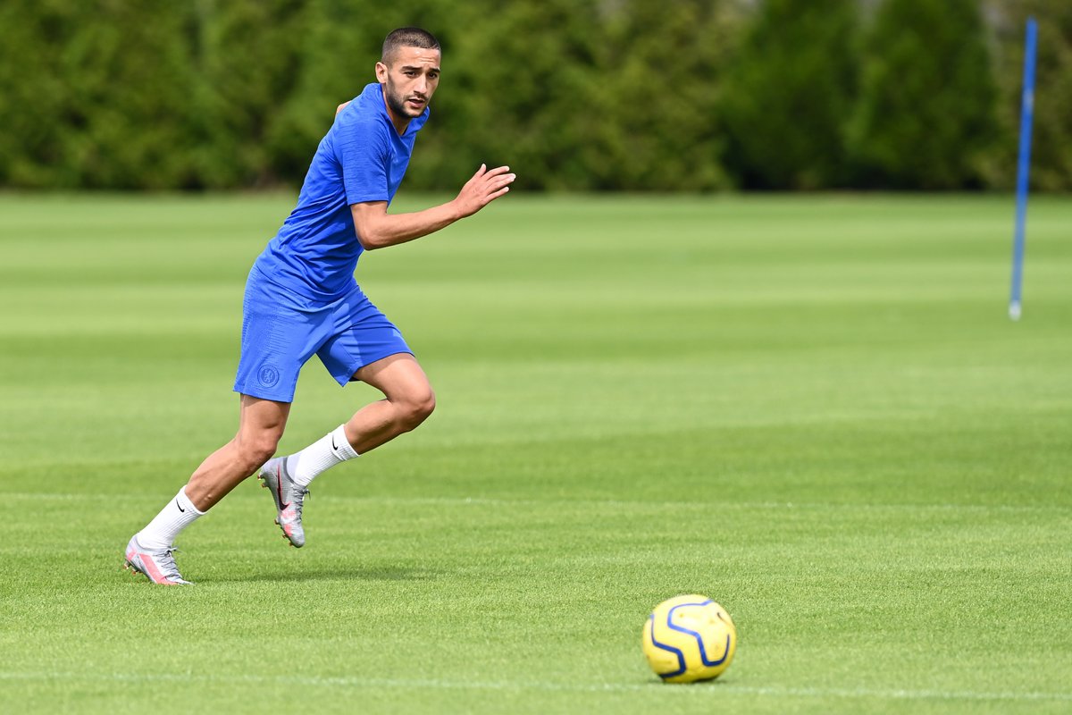 Hakim Ziyech's work continues at Cobham this afternoon! 💪
