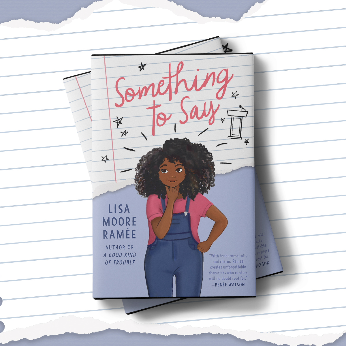 SOMETHING TO SAY by <a href="/Leeseray/">Lisa Moore Ramee</a>, the author of A Good Kind of Trouble, is a heartfelt middle grade novel about eleven-year-old Jenae, who must find her voice in order to fight for her beliefs and her first real friendship. #bookbirthday fal.cn/somethingtosay