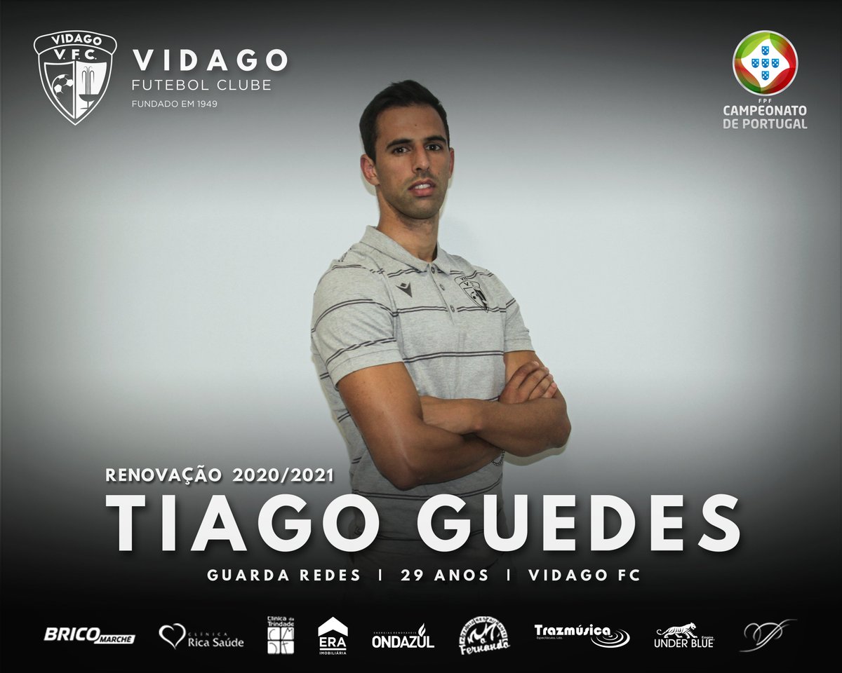 vidagofc's tweet photo. ⚽️🔏✍️ O Vidago FC anuncia a #renovação de Tiago Guedes de 29 anos!
#vidago #vidagofc #renovacao #tiagoguedes #campeonatodeportugal https://t.co/MABdafbfBl