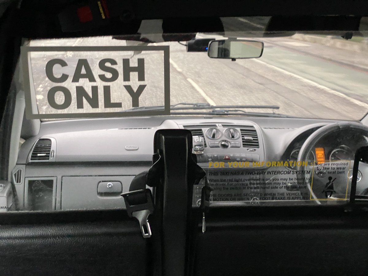 theonlyMCN's tweet photo. This Edinburgh taxi driver will happily take card payment, he’s just a big fan of the show! 😉

X

#cashonly #maycontainnuts https://t.co/4Gl5vGTMuY