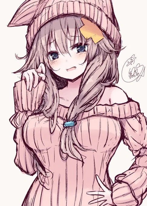 フォロワー18万人ありがとうございまーす!これからも、もそもそ絵描いて上げてると思いますので、よろしくお願いします!!
先輩ちゃんの下半身で超えてたので、ラフでざっくりとですが先輩ちゃんでお祝い絵を! 