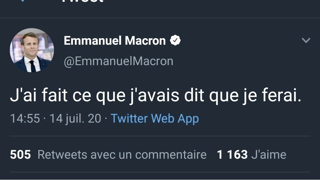 ASPelletier's tweet photo. Plus complexe, ce serait vraiment trop.
#EtViceEtVersa
#14juillet #Macron https://t.co/xmaqIPKqOh