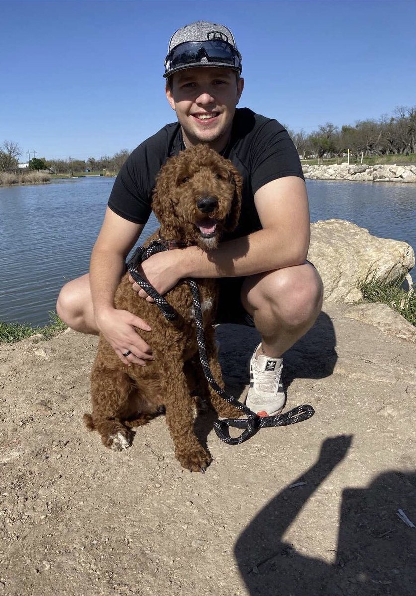 EtaEpsilonPikes's tweet photo. Check out Brother John Stevens #pikepup, his name is Cowboy🤠! The Best Men and the Goodest Boys! #pikepuptuesdays #rushpike #pike #asupike #angelostate https://t.co/yDavwY5Sv9