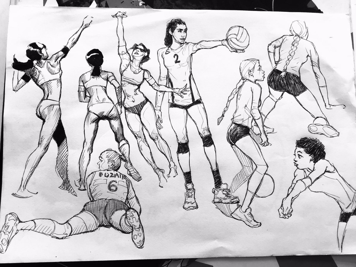 Volleyball studies 