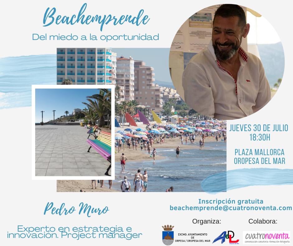 carolinasmm's tweet photo. El 30 julio @PedroAMuro será uno de los ponentes de @BeachEmprende 

Inscríbete en beachemprende@cuatronovemta.com 

#beachemprende #emprenderenlaplaya #eventoenlaplaya #event @Oropesa_del_mar https://t.co/sD87Et2cDf
