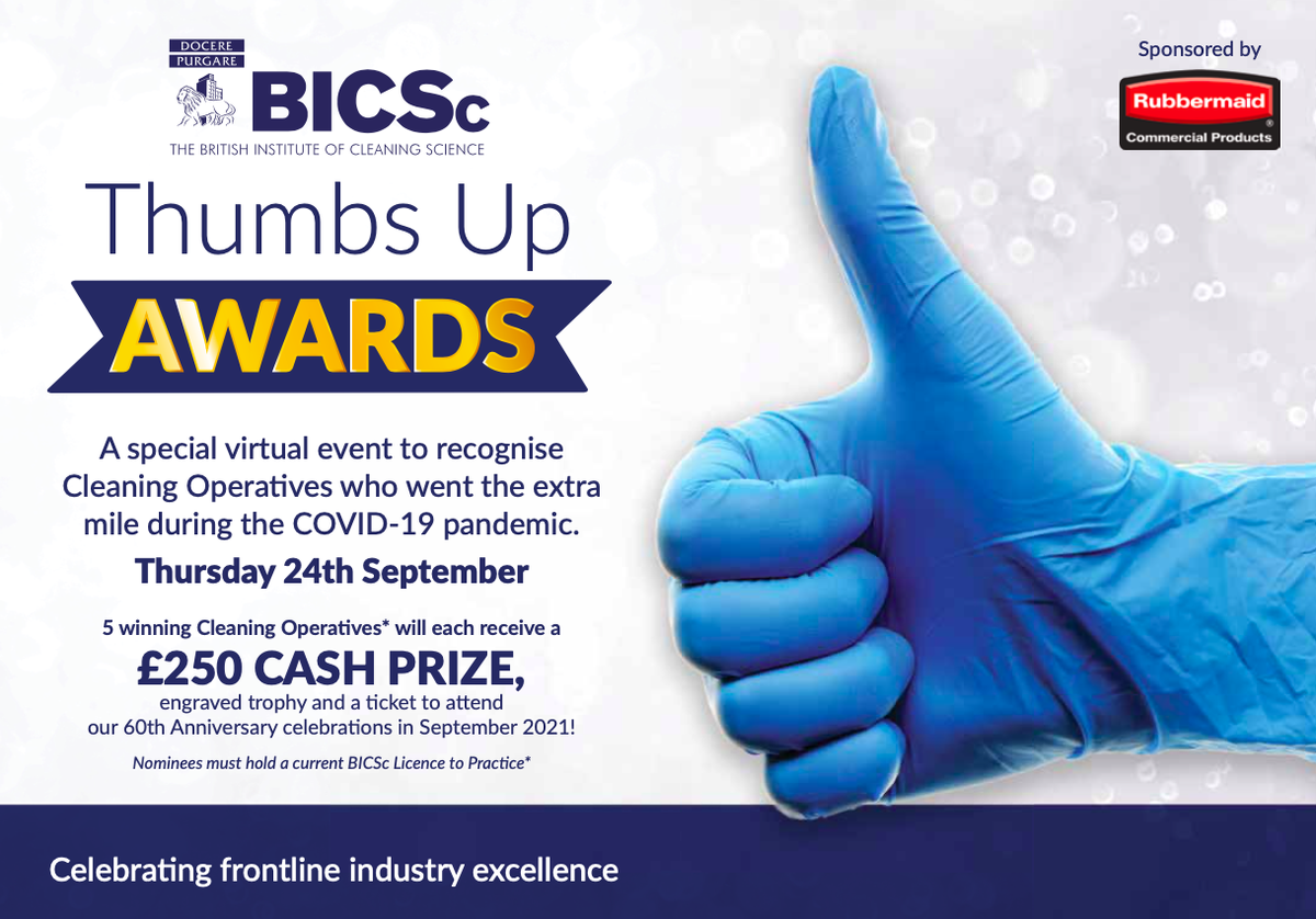 It's time to recognise our Cleaning Operative superstars. To nominate a colleague with a BICSc Licence to Practice simply tell us how they went the extra mile during the COVID-19 pandemic. Start your application here bit.ly/2DH18Go #BeBICSc #Recognise