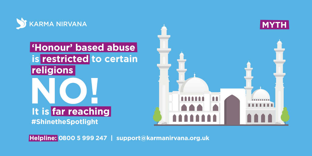 KNFMHBV's tweet photo. #MythBuster
#ShiningtheSpotlight on statements said around #HonourBasedAbuse https://t.co/gAAW4lVQrz