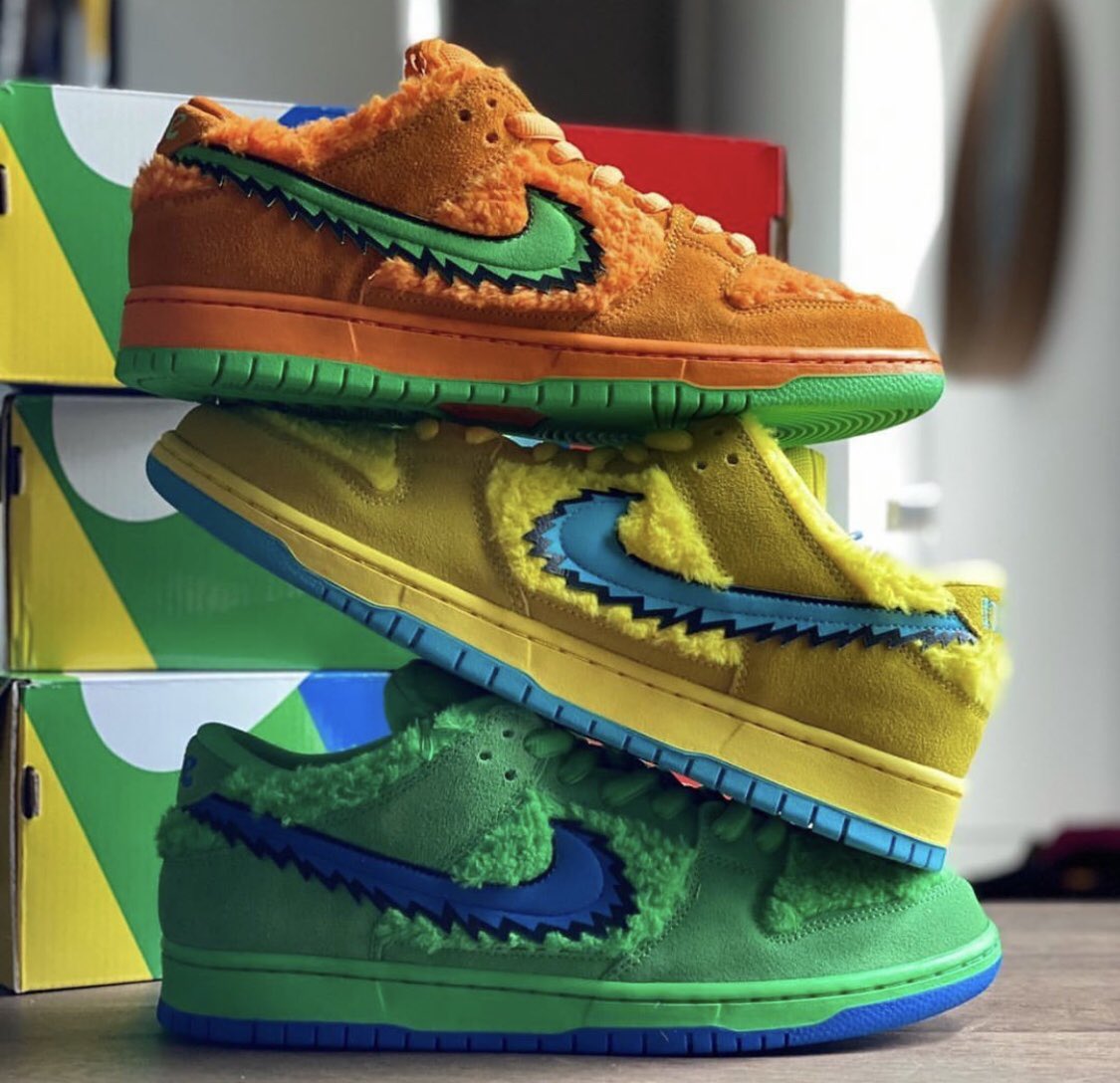 Grateful Dead × Nike SB】Dunk Low Pro QS 