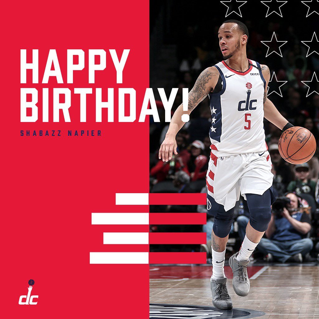 Washington Wizards: Happy birthday, Shabazz Napier! ... 
 
 