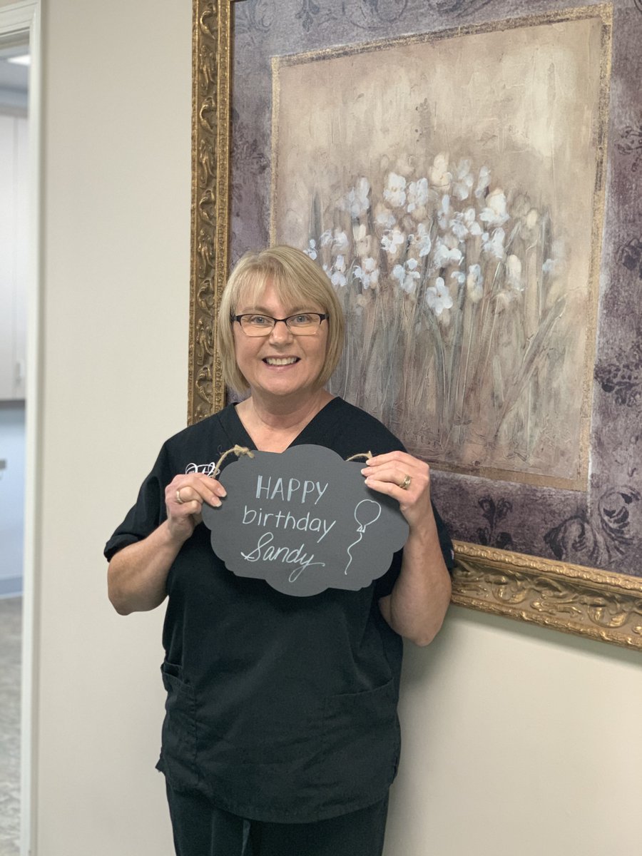 We look forward to being able to celebrate one day soon by going out for a team lunch, but we still had fun yesterday wishing Sandy a happy birthday!