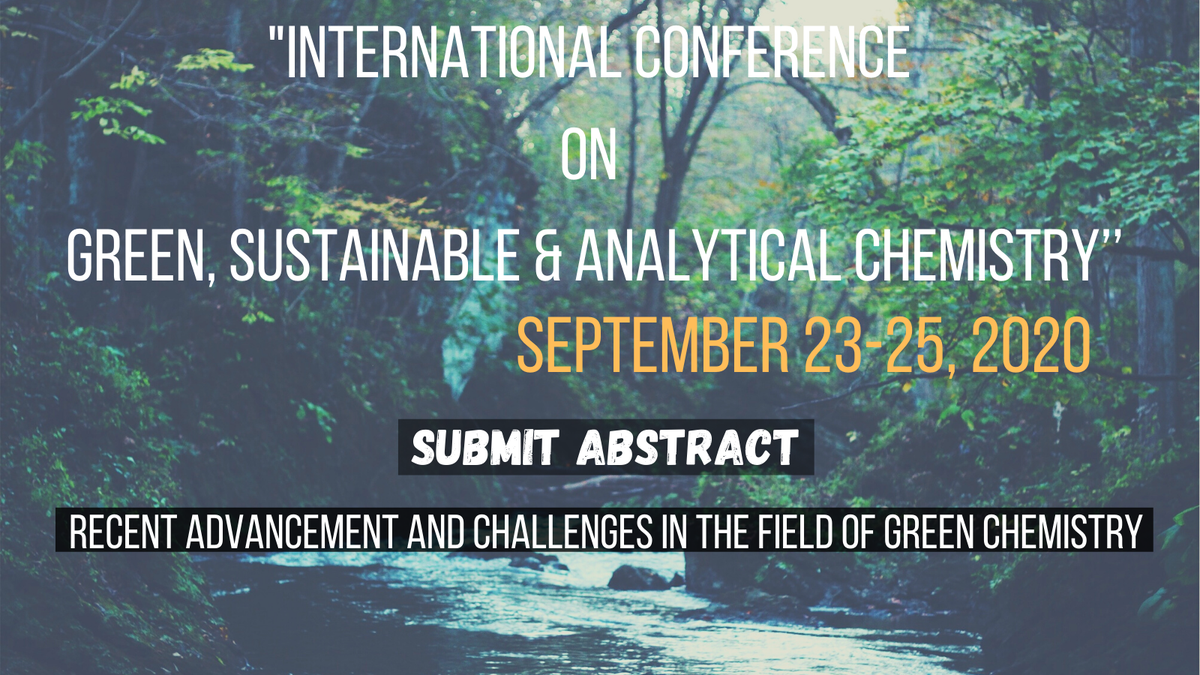 GreenChemistr11's tweet photo. #Chemical #footprinting comes of age @GreenBiz 
Join the #International #Webinar "Green Chemistry" dated - September 23, 2020.
https://t.co/xf9sO9F984
#GreenChemistry #Webinar #VirtualConferences #Covid19 #SeptemberConferences https://t.co/FZLcqOLaPw