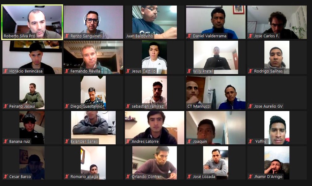 RsanguinetiCh's tweet photo. Y seguimos 💪⚽️🇵🇪
Reunión con los futbolistas y comandos técnicos de los clubes ⚽️
@ClubALoficial @Club_Cienciano @ACantolao @camannucci @fcCarlosStein16 @CCDMunicipal
#RESPONSABILIDAD
#Concientizacion
#Protocolos
#SafapCerca
#DefensaProfesional https://t.co/OexKSiDB2n