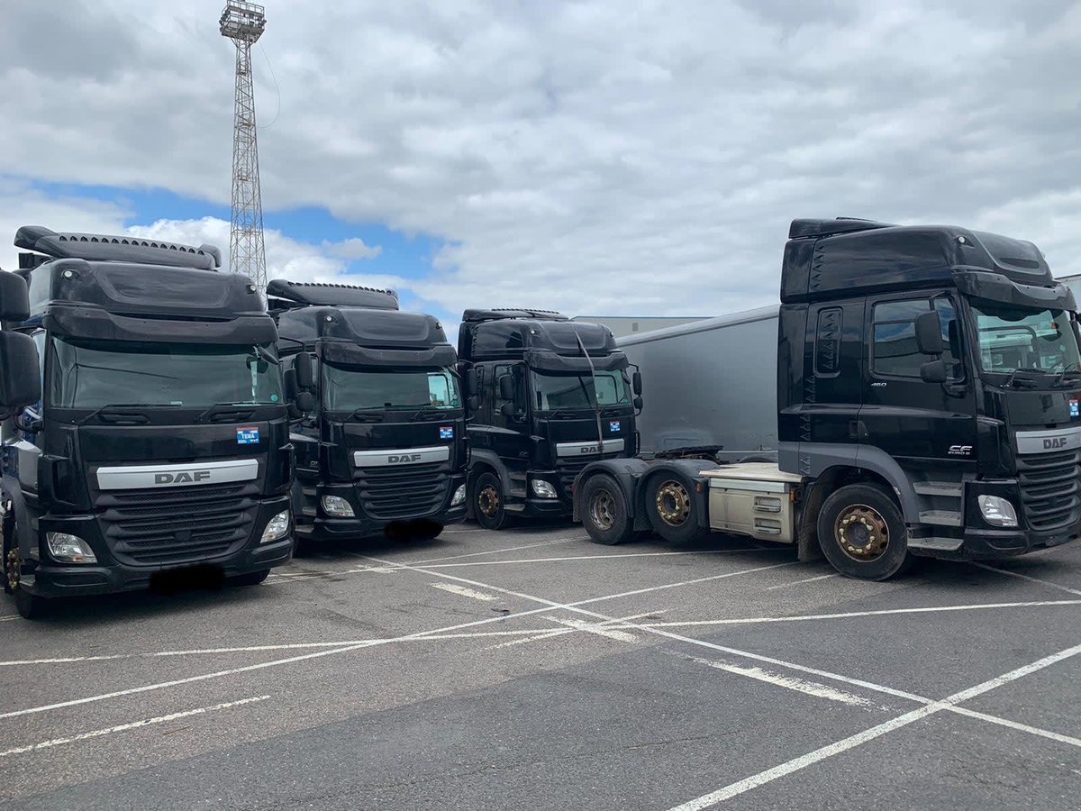 A nice shipment of DAF units being shipped out to Tema, Ghana 🇬🇭 •

#worldfreightconsultants #world #freight #consultants #WFC #shipping #vessel #RORO #FCL #LCL #tilbury #tema #ghana #westafrica #africa #shiptotema #shiptoghana #shiptowestafrica #shiptoafrica