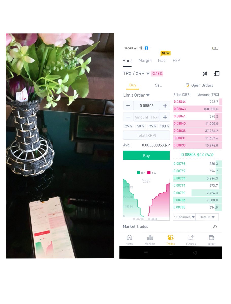 ShaaNikeBB's tweet photo. @safepal @binance @SafePal My favorite pair is TRX/XRP. Who doesn't love XRP? 🤣💕 Usually do the trading at my phone, not night mode because of my unclear eyesight! HAHA.

Loving SafePal S1 Wallets. 😊
#BinanceTurns3 https://t.co/qjiXg0QhkE