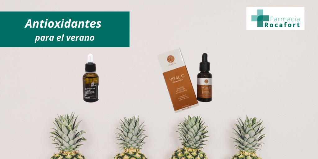Recuerda que los #antioxidantes ayudan a prevenir el envejecimiento prematuro de la piel por exposiciones al sol 😎 <a href="/Segle_clinical/">Segle Clinical</a> #VitalC y gh #antiox son los que te recomendamos este #verano para cuidarte y protegerte. En nuestra #FarmaciaOnline ➡️ farmaciarocafort.com/tienda/