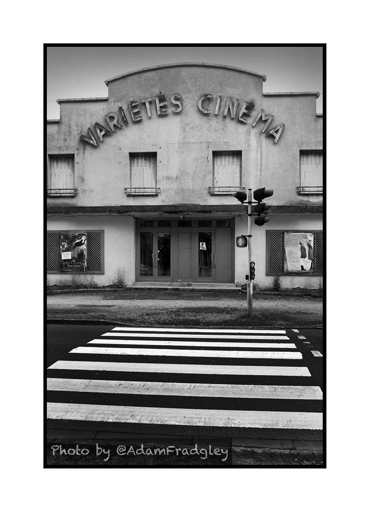 AdamFradgley's tweet photo. #TimeOutAt10 
. 
A different view of the world through a lens… 
. 
#Varietes #Cinema - #LaFerté-Saint-Aubin #Loriet #France
.
Remember! When Required: Wear a Face Mask – Wash Hands – Use Hand Sanitiser – Stay Safe
. 
Protect the #NHS fighting #CoronaVirus #Covid19 for us all! https://t.co/7yqTLvoNzV